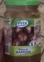 Mängden socker i Crema di marroni