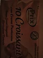 Mängden socker i Croissant con crema pasticcera