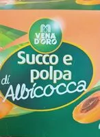 Mängden socker i Succo e polpa di albicocca