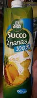 Mängden socker i Succo di ananas 100%