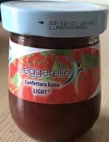 Mängden socker i Confettura Extra Light-Fragole