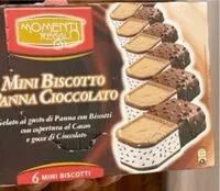 Mängden socker i Mini biscotto panna cioccolato