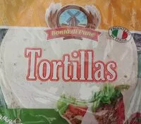Mängden socker i Tortillas