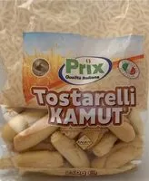 Mängden socker i Tostarelli