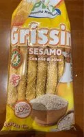 Mängden socker i Grissini sesamo (prix)