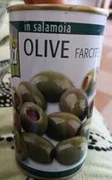 Mängden socker i Olive farcite in salamoia