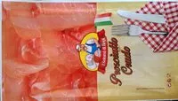 Mängden socker i Prosciutto crudo