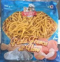 Mängden socker i Pasta fresca all’uovo