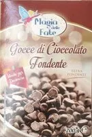 Mängden socker i Gocce di cioccolato