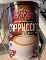 Mängden socker i Cappuccino