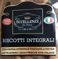 Mängden socker i Biscotti integrali