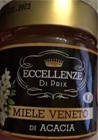 Mängden socker i Miele veneto
