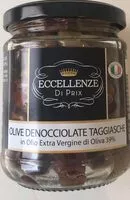 Mängden socker i Olive denocciolate taggiasche in Olio EVO 39%