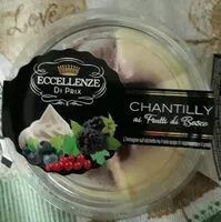 Mängden socker i Chantilly di Frutti di Bosco