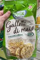 Mängden socker i Gallette di mais