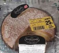 Mängden socker i Tortina crema al limone