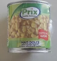 Mängden socker i Mais dolce