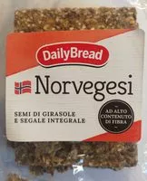 Mängden socker i Norvegesi semi di girasole e segale integrale