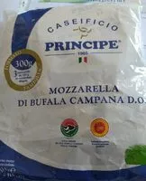 Mängden socker i Mozzarella di bufala campana