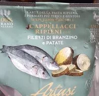 Mängden socker i Cappellacci ripieni con Filetto di Branzino e patate
