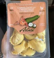 Mängden socker i Cappellacci aux crevettes et courgettes