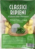 Mängden socker i Tortelloni ricotta e spinaci