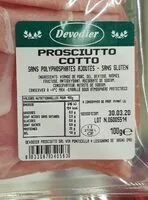 Mängden socker i Prosciutto cotto