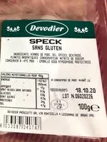 Mängden socker i Speck sans gluten