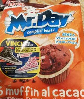 Mängden socker i 6 Muffin al Cacao