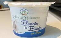 Mängden socker i Burrata di bufala