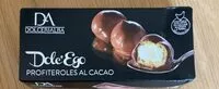 Mängden socker i Profiteroles al cacao