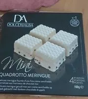 Mängden socker i Quadrotto meringue