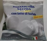 Mängden socker i Mozzarella con latte di bufala