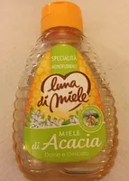 Mängden socker i Miele di acacia