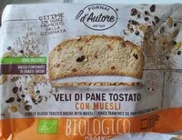 Mängden socker i Veli di pane tostato con muesli