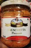 Mängden socker i Bruschetta piccante