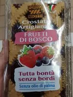 Mängden socker i Crostata artigianale frutti di bosco