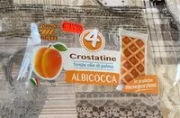 Mängden socker i Crostatine all’albicocca