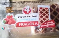 Mängden socker i Crostatine fragola