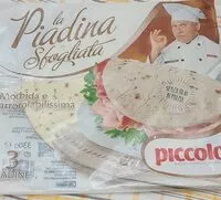 Mängden socker i La piadina sfogliata