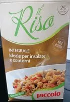 Mängden socker i Riso integrale