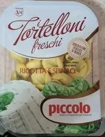 Mängden socker i Tortelloni con ricotta e spinaci