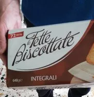Mängden socker i Fette biscottate integrali piccolo