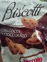 Mängden socker i I biscotti con gocce di cioccolato