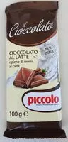 Mängden socker i CIOCCOLATO AL LATTE ripieno di crema al caffè