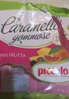 Mängden socker i Caramelle gommose