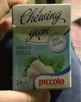 Mängden socker i Il chewing gum