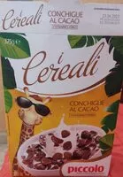 Mängden socker i Conchiglie al cacao