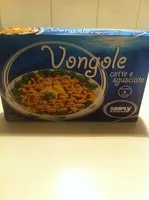 Mängden socker i Vongole sgusciate