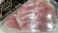 Mängden socker i Prosciutto crudo di Parma DOP 24 mesi